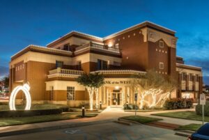 Lighting on Bank of the West