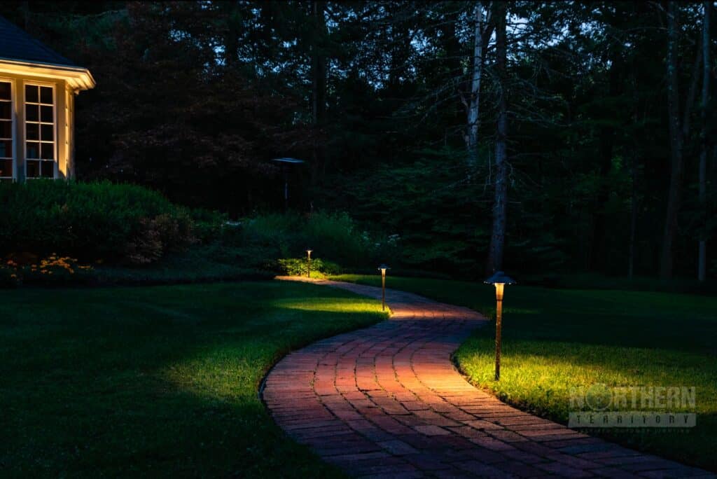 Walkway leading to front door