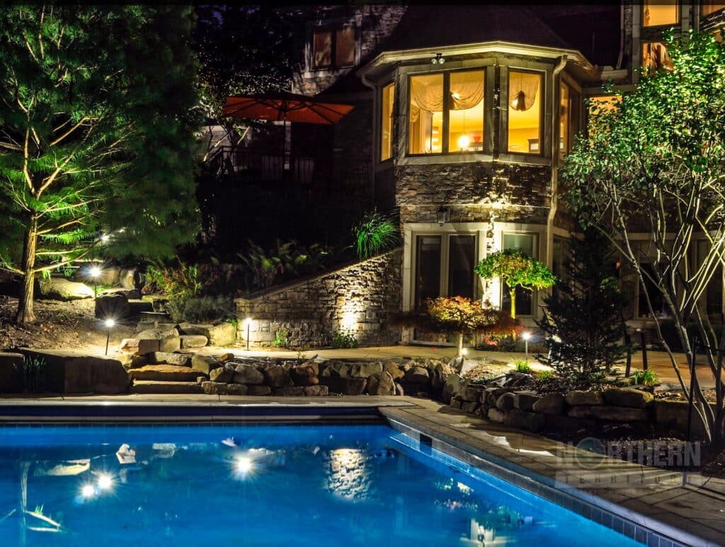 Pool and house lighting